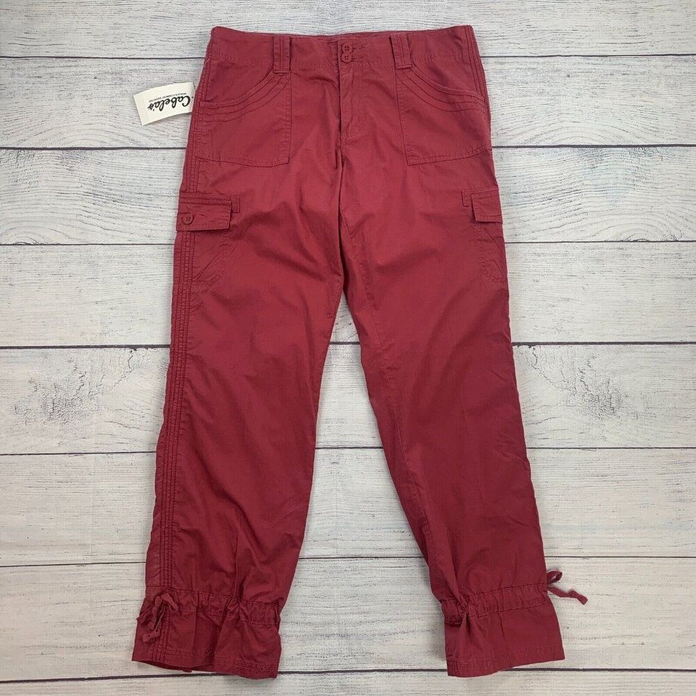 Cabela's Pants sz 12 Bradbury Pants Desert Rose Cinched Ankle 31" New NWT